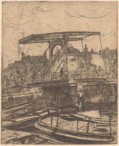 Magere Brug in Amsterdam von Pieter Dupont
