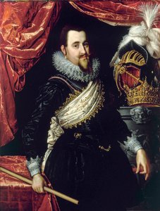 Porträt von Christian IV., König von Dänemark (1577-1648) von Pieter Fransz. Isaacsz.