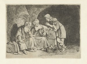 Joseph deutet die Träume des Bäckers und des Mundschenks