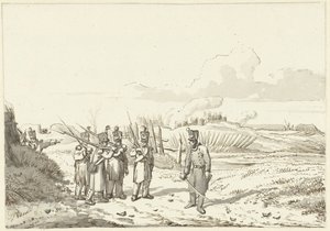Eine Patrouille, 1813-1814 von Pieter Gerardus van Os (signed by artist)