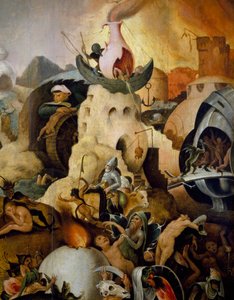 Jüngstes Gericht, ca. 1554, Gemälde von Pieter Huys, Öl auf Holz von Pieter Huys