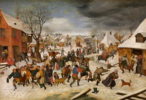 Das Massaker der Kinder in Bethlehem von Pieter III Brueghel