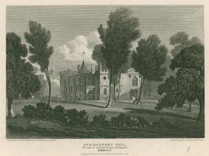 Strawberry Hill, Twickenham, London; Der Sitz der Gräfin Dowager Waldegrave