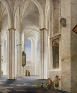 Das Innere der Buurkerk in Utrecht von Pieter Jansz Saenredam