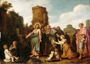 Christus und die kanaanäische Frau (Matthäus 15:21-21; Markus 7:24-30)