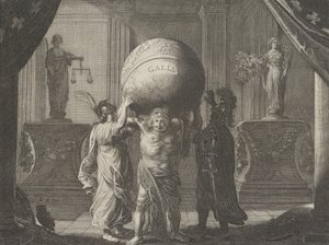 Tafel 13: Allegorie über die Zwietracht in Frankreich, aus Caspar Barlaeus, Medicea Hospes, 1638