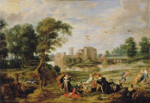 Der Schlosspark in Ekeren von Pieter Paul Rubens