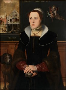 Porträt von Jacquemyne Buuck, 1551