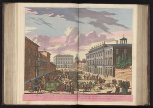 Festivitäten auf der Straße in Rom von Pieter Schenk (I)