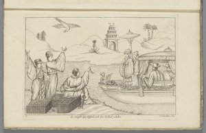 Bootsfahrt nach einer chinesischen Hochzeit von Pieter Schenk (II)