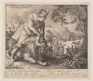 Samson und der Löwe