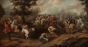 Die Schlacht bei Breitenfeld von Pieter Snayers