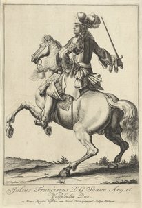 Reiterporträt von Julius Franz von Sachsen-Lauenburg