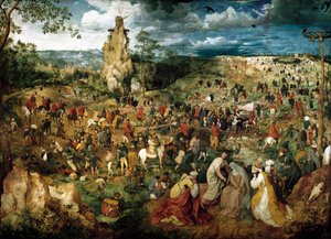 Der Aufstieg zum Kalvarienberg von Pieter Bruegel the Elder