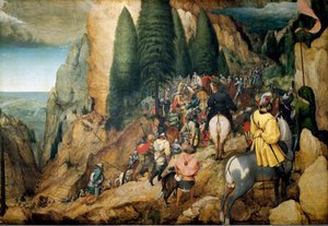 Die Bekehrung des Heiligen Paulus von Pieter Bruegel the Elder