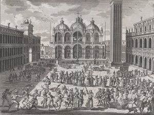 Der Karneval von Venedig, aus: Thesaurus Antiquitatum et Historiarum Italiae, Bd. IX