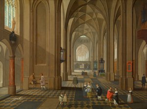 Innenraum einer Kirche von Pieter and Coques Gonzales (1614 84) Neefs II