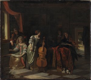 Eine Musikgesellschaft von Pieter de Hooch