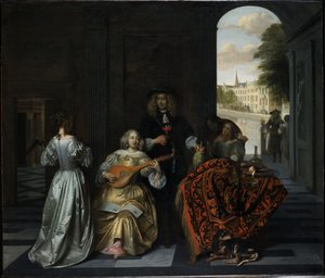Eine Musikgesellschaft von Pieter de Hooch