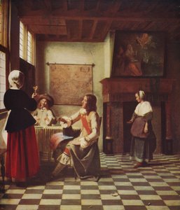 Innenraum eines niederländischen Hauses, ca. 1658