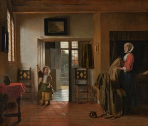 Das Schlafzimmer von Pieter de Hooch