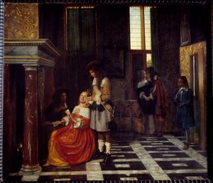 Die Kartenspieler von Pieter de Hooch