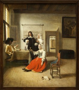 Der Trinker von Pieter de Hooch