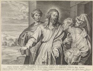 Christus heilt einen Gelähmten von Pieter de Jode (II)