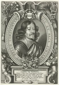 Porträt von Johann von Reumont von Pieter de Jode (II)