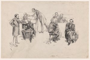 Das Abgeordnetenhaus während der Debatte über die Verfassungsänderung im Jahr 1887