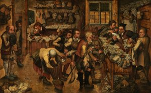 Der Bauernanwalt von Pieter the Younger (after) Brueghel