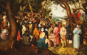 Johannes der Täufer predigt in der Wildnis, ca. 1633-50