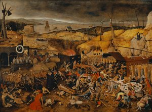 Der Triumph des Todes, um 1608 von Pieter Brueghel the Younger