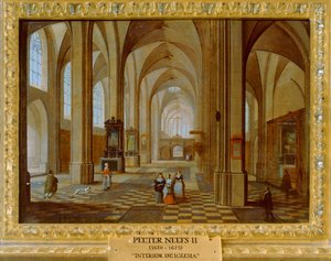Innenraum einer Kirche von Pieter the Younger Neefs