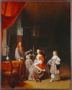 Frans Meerman, Stadtschreiber von Leiden und seine Familie