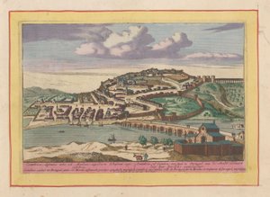 Ansicht der portugiesischen Stadt Coimbra (Theatrum Hispaniae)