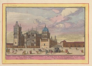 Ansicht der Kathedrale von Toledo