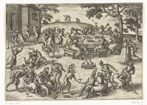 Bankett im Freien, Affenspiel (Serientitel)