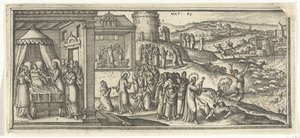 Heilungen von Christus (Bijbelse taferelen) von Pieter van der Borcht (I)