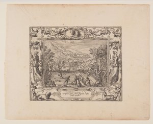 April, aus Die zwölf Monate von Pieter van der Borcht