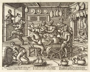 Die fette Küche, veröffentlicht ca. 1585