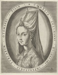 Porträt von Camalia, Tochter von Suleyman I. dem Großen (Porträts von Herrschern)