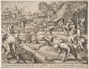 Frühling (1570) von Pieter van der Heyden