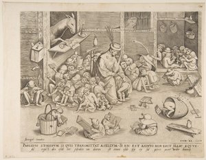 Der Esel in der Schule, 1557