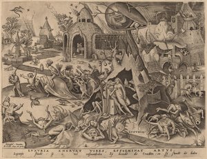 Lust von Pieter van der Heyden after Pieter Bruegel the Elder
