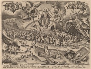 Das Jüngste Gericht von Pieter van der Heyden after Pieter Bruegel the Elder