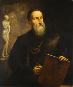Imaginäres Selbstporträt von Tizian von Pietro (1605-78) Della Vecchia