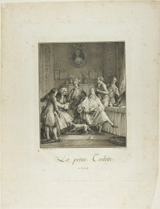 Die kleine Toilette, aus Monument du Costume Physique et Moral de la fin du Dix-huitième siècle