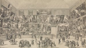 Ansicht des Salons von 1785