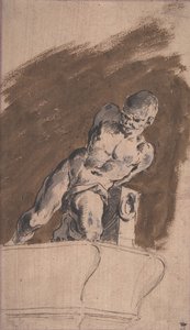 Gefesselter nackter Gefangener, nach Pietro Tacca von Pietro Antonio Novelli